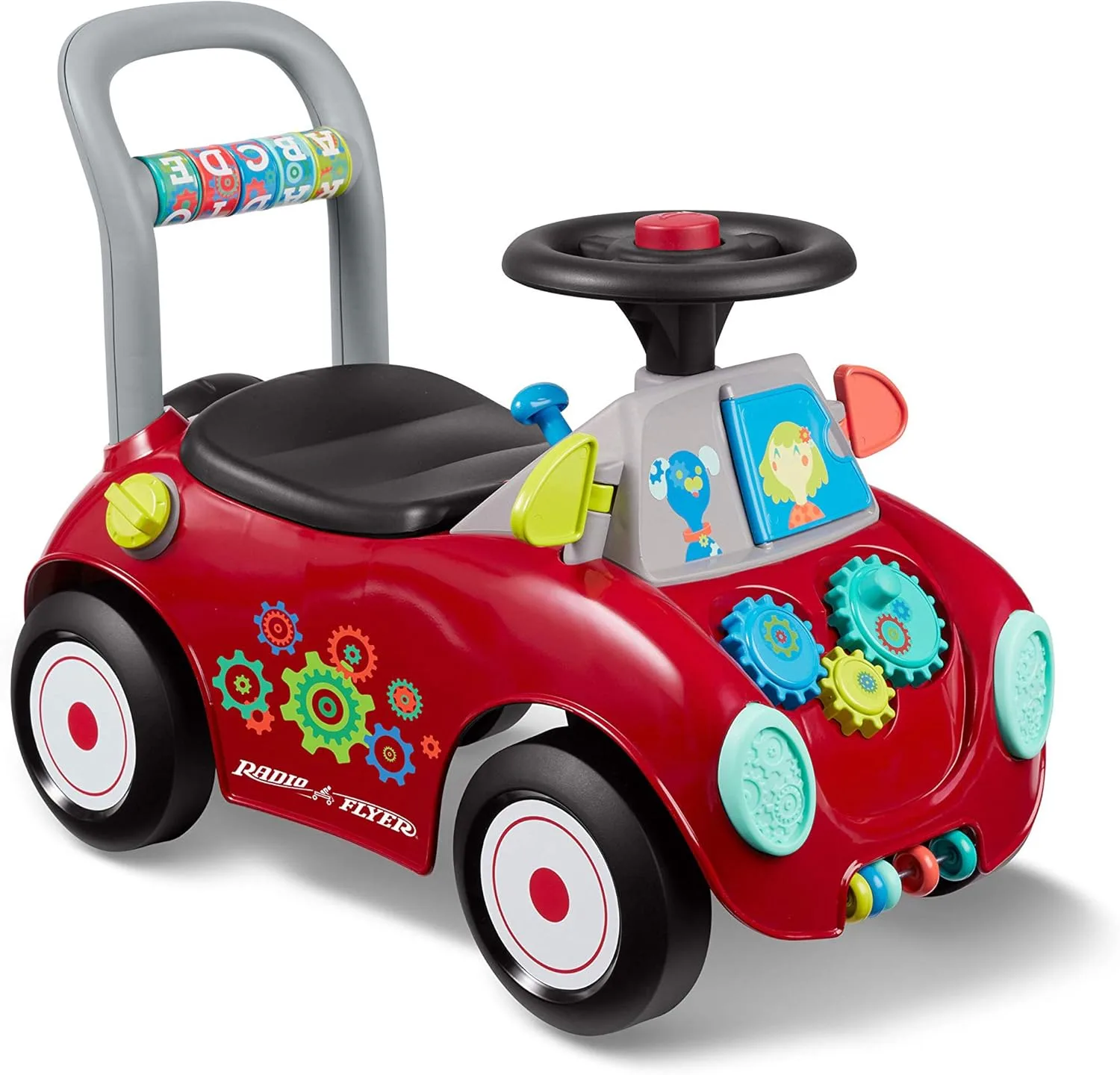 Best Educational Toys for 2 Year Olds in 2025 10 Ride-on toy car with learning buttons and lights, multifunctional toys for 2 year olds to encourage movement and teach basic concepts.
