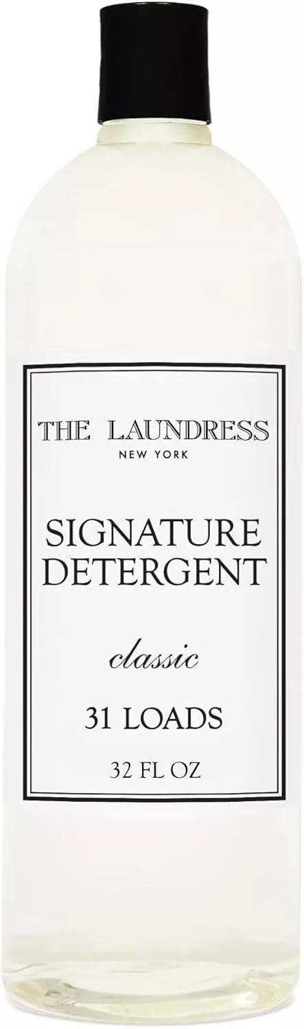 10 Best Non-Toxic Laundry Detergents for a Healthier Home 16 wo bottles of Seventh Generation Sensitive Skin Concentrated Laundry Detergent, Free & Clear formula. Made for sensitive skin, this fragrance-free detergent is hypoallergenic, plant-based, and certified by Safer Choice. The packaging highlights its 53-load capacity and comes in a 100% recycled bottle.